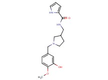 N-{[1-(3-hydroxy-4-methoxybenzyl)pyrrolidin-3-yl]methyl}-1H-pyrrole-2-carboxamide