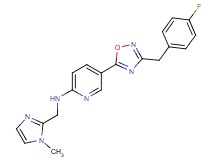5-[3-(4-fluorobenzyl)-1,2,4-oxadiazol-5-yl]-N-[(1-methyl-1H-imidazol-2-yl)methyl]-2-pyridinamine
