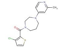 1-[(3-chloro-2-thienyl)carbonyl]-4-(2-methyl-4-pyridinyl)-1,4-diazepane