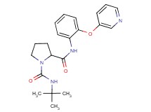 N~1~-(tert-butyl)-N~2~-[2-(3-pyridinyloxy)phenyl]-1,2-pyrrolidinedicarboxamide