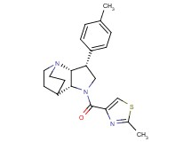 (3R*,3aR*,7aR*)-3-(4-methylphenyl)-1-[(2-methyl-1,3-thiazol-4-yl)carbonyl]octahydro-4,7-ethanopyrrolo[3,2-b]pyridine