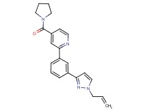 2-[3-(1-allyl-1H-pyrazol-3-yl)phenyl]-4-(1-pyrrolidinylcarbonyl)pyridine
