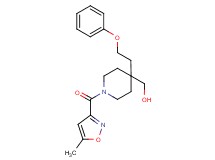 [1-[(5-methyl-3-isoxazolyl)carbonyl]-4-(2-phenoxyethyl)-4-piperidinyl]methanol