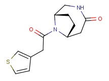 (1S*,6R*)-9-(3-thienylacetyl)-3,9-diazabicyclo[4.2.1]nonan-4-one
