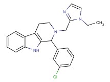 1-(3-chlorophenyl)-2-[(1-ethyl-1H-imidazol-2-yl)methyl]-2,3,4,9-tetrahydro-1H-beta-carboline