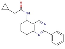 2-cyclopropyl-N-(2-phenyl-5,6,7,8-tetrahydro-5-quinazolinyl)acetamide