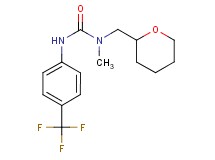 N-methyl-N-(tetrahydro-2H-pyran-2-ylmethyl)-N'-[4-(trifluoromethyl)phenyl]urea