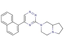 2-[5-(1-naphthyl)-1,2,4-triazin-3-yl]octahydropyrrolo[1,2-a]pyrazine