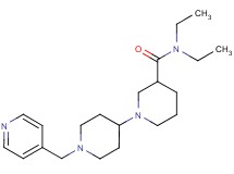 N,N-diethyl-1'-(pyridin-4-ylmethyl)-1,4'-bipiperidine-3-carboxamide