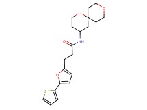 N-1,9-dioxaspiro[5.5]undec-4-yl-3-[5-(2-thienyl)-2-furyl]propanamide