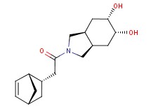 (3aR*,5R*,6S*,7aS*)-2-[(1S*,2S*,4S*)-bicyclo[2.2.1]hept-5-en-2-ylacetyl]octahydro-1H-isoindole-5,6-diol