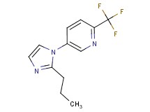 5-(2-propyl-1H-imidazol-1-yl)-2-(trifluoromethyl)pyridine