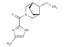 (8-syn)-8-methoxy-3-[(4-methyl-1H-imidazol-2-yl)carbonyl]-3-azabicyclo[3.2.1]octane