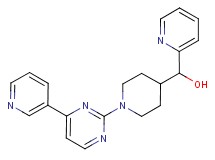 2-pyridinyl{1-[4-(3-pyridinyl)-2-pyrimidinyl]-4-piperidinyl}methanol
