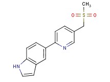 5-{5-[(methylsulfonyl)methyl]pyridin-2-yl}-1H-indole