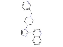 4-{1-[1-(pyridin-3-ylmethyl)piperidin-4-yl]-1H-imidazol-2-yl}quinoline