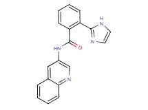 2-(1H-imidazol-2-yl)-N-3-quinolinylbenzamide bis(trifluoroacetate)