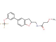 3-methoxy-N-({5-[3-(trifluoromethoxy)phenyl]-2,3-dihydro-1-benzofuran-2-yl}methyl)propanamide