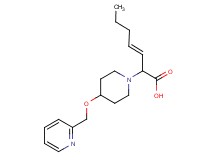 (3E)-2-[4-(pyridin-2-ylmethoxy)piperidin-1-yl]hept-3-enoic acid