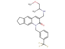 3-{[(2-methoxy-1-methylethyl)amino]methyl}-1-[3-(trifluoromethyl)benzyl]-1,6,7,8-tetrahydro-2H-cyclopenta[g]quinolin-2-one