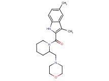 3,5-dimethyl-2-{[2-(4-morpholinylmethyl)-1-piperidinyl]carbonyl}-1H-indole