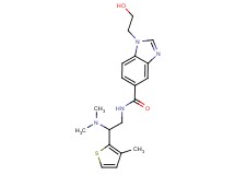 N-[2-(dimethylamino)-2-(3-methyl-2-thienyl)ethyl]-1-(2-hydroxyethyl)-1H-benzimidazole-5-carboxamide