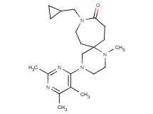 9-(cyclopropylmethyl)-1-methyl-4-(2,5,6-trimethylpyrimidin-4-yl)-1,4,9-triazaspiro[5.6]dodecan-10-one