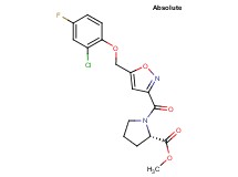 methyl 1-({5-[(2-chloro-4-fluorophenoxy)methyl]-3-isoxazolyl}carbonyl)-L-prolinate