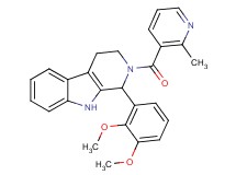 1-(2,3-dimethoxyphenyl)-2-[(2-methyl-3-pyridinyl)carbonyl]-2,3,4,9-tetrahydro-1H-beta-carboline
