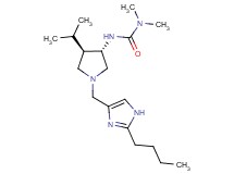 N'-{(3S*,4R*)-1-[(2-butyl-1H-imidazol-4-yl)methyl]-4-isopropylpyrrolidin-3-yl}-N,N-dimethylurea