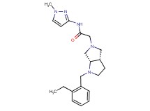2-[(3aS,6aS)-1-(2-ethylbenzyl)hexahydropyrrolo[3,4-b]pyrrol-5(1H)-yl]-N-(1-methyl-1H-pyrazol-3-yl)acetamide