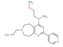 7-(2-aminoethyl)-N-(2-methoxyethyl)-N-methyl-2-(4-pyridinyl)-6,7,8,9-tetrahydro-5H-pyrimido[4,5-d]azepin-4-amine dihydrochloride