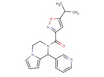 2-[(5-isopropylisoxazol-3-yl)carbonyl]-1-pyridin-3-yl-1,2,3,4-tetrahydropyrrolo[1,2-a]pyrazine