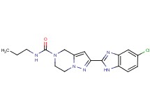2-(5-chloro-1H-benzimidazol-2-yl)-N-propyl-6,7-dihydropyrazolo[1,5-a]pyrazine-5(4H)-carboxamide