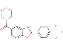 5-(4-morpholinylcarbonyl)-2-[4-(trifluoromethyl)phenyl]-1,3-benzoxazole