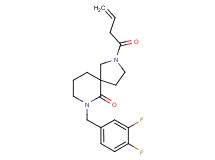 2-(3-butenoyl)-7-(3,4-difluorobenzyl)-2,7-diazaspiro[4.5]decan-6-one