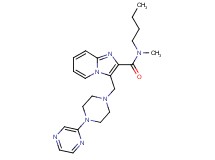 N-butyl-N-methyl-3-{[4-(2-pyrazinyl)-1-piperazinyl]methyl}imidazo[1,2-a]pyridine-2-carboxamide