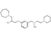 1-(1-azepanyl)-3-[3-({methyl[2-(1-piperidinyl)ethyl]amino}methyl)phenoxy]-2-propanol