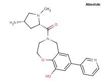 4-[(4S)-4-amino-1-methyl-L-prolyl]-7-(3-pyridinyl)-2,3,4,5-tetrahydro-1,4-benzoxazepin-9-ol dihydrochloride