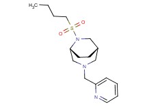 (1S*,5R*)-6-(butylsulfonyl)-3-(2-pyridinylmethyl)-3,6-diazabicyclo[3.2.2]nonane