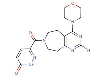 6-[(4-morpholin-4-yl-5,6,8,9-tetrahydro-7H-pyrimido[4,5-d]azepin-7-yl)carbonyl]pyridazin-3(2H)-one