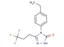 4-(4-ethylphenyl)-5-(3,3,3-trifluoropropyl)-2,4-dihydro-3H-1,2,4-triazol-3-one