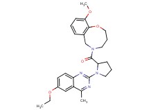 5-[1-(6-ethoxy-4-methyl-2-quinazolinyl)prolyl]-10-methoxy-3,4,5,6-tetrahydro-2H-1,5-benzoxazocine