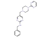 N-benzyl-5-[(4-pyrimidin-2-ylpiperazin-1-yl)methyl]pyrimidin-2-amine