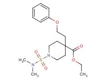 ethyl 1-[(dimethylamino)sulfonyl]-4-(2-phenoxyethyl)-4-piperidinecarboxylate