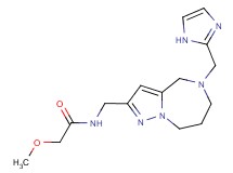 N-{[5-(1H-imidazol-2-ylmethyl)-5,6,7,8-tetrahydro-4H-pyrazolo[1,5-a][1,4]diazepin-2-yl]methyl}-2-methoxyacetamide