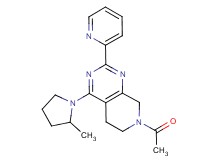 7-acetyl-4-(2-methylpyrrolidin-1-yl)-2-pyridin-2-yl-5,6,7,8-tetrahydropyrido[3,4-d]pyrimidine