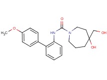 4-hydroxy-4-(hydroxymethyl)-N-(4'-methoxybiphenyl-2-yl)azepane-1-carboxamide