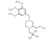 2-[1-(2,2-dimethylpropyl)-4-(3,4,5-trimethoxybenzyl)-2-piperazinyl]ethanol