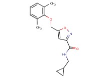 N-(cyclopropylmethyl)-5-[(2,6-dimethylphenoxy)methyl]-3-isoxazolecarboxamide